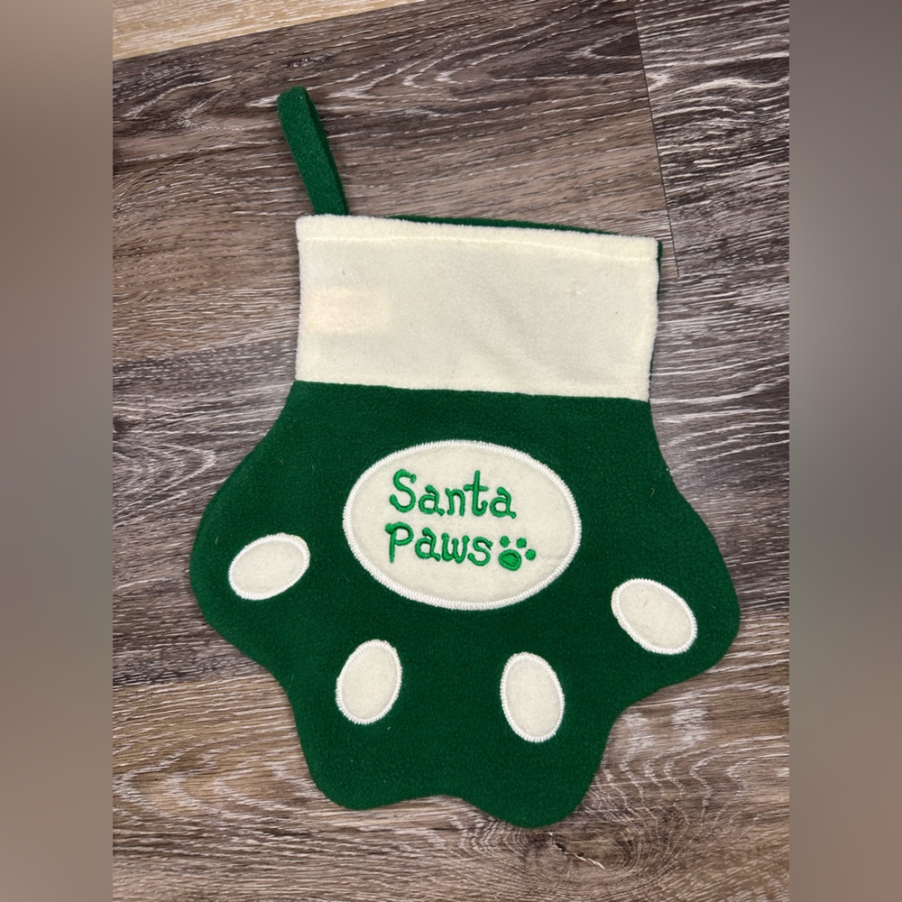🔥Santa Paws Felt Paw Pet Stocking